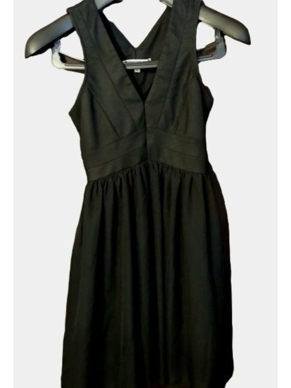 Bailey blue sleeveless kids dress layered black pleated polyester blend fit READ
